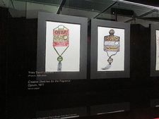 Opium perfume bottle drawings by Yves Saint Laurent in China: Through the Looking Glass